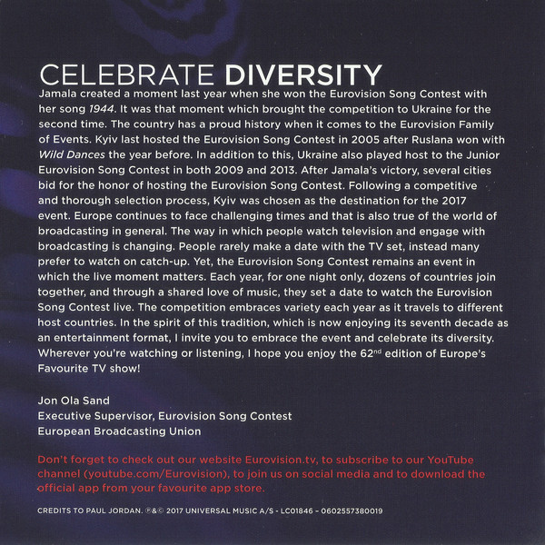 Eurovision Song Contest 2017; Kyiv celebrate Diversity : Inlay03